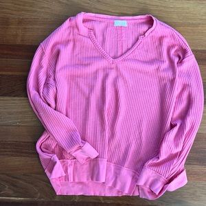 Oversized Waffle long Sleeve